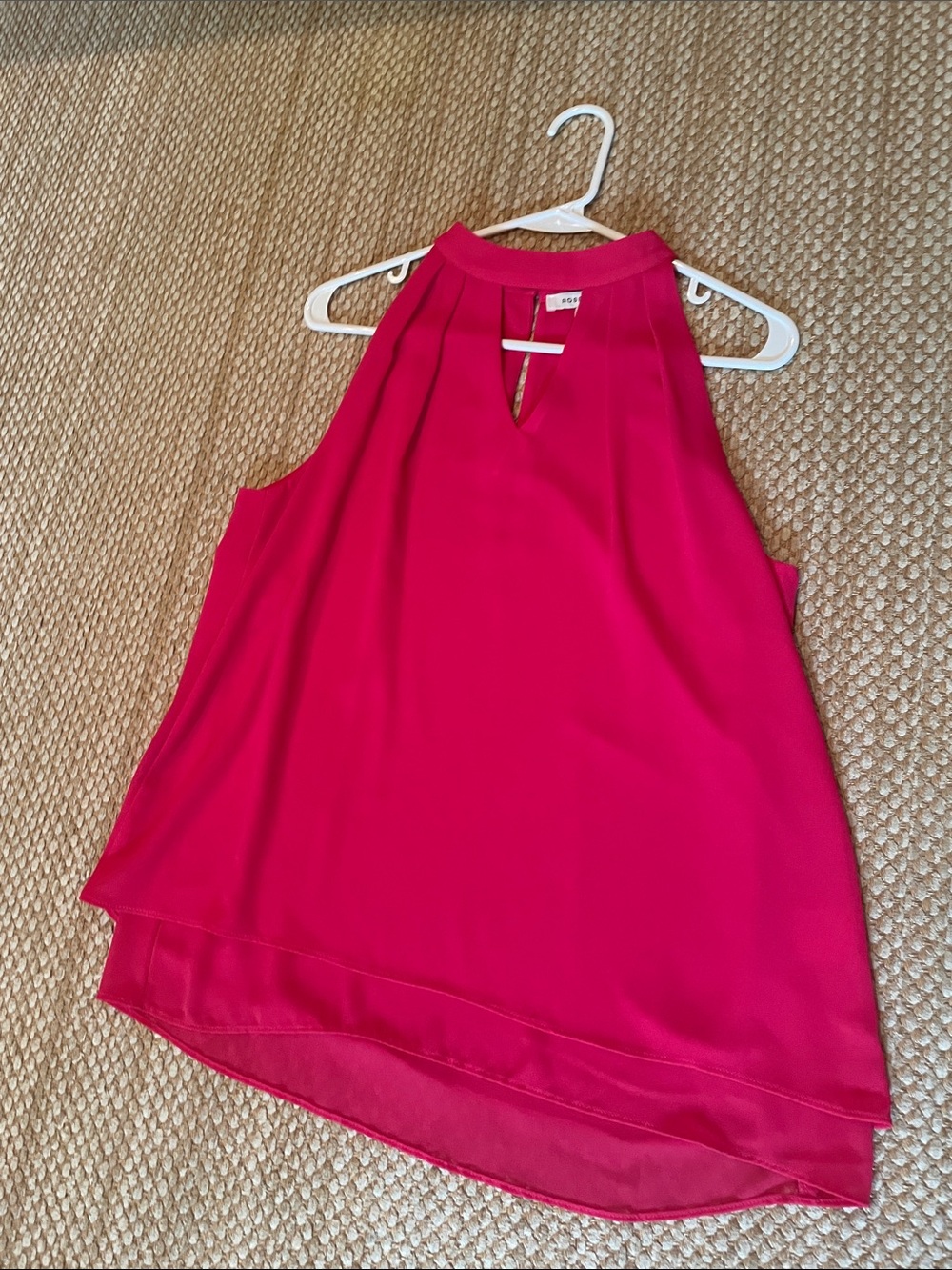 Rose & Olive Fuchsia Halter Camisole Top Medium - Picture 1 of 5